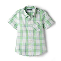 Pine Kids Cotton Woven Half Sleeves Checkered Shirt - Multicolor