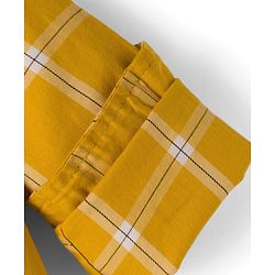 Pine Kids Cotton Woven Full Sleeves Checks Shirt - Yellow