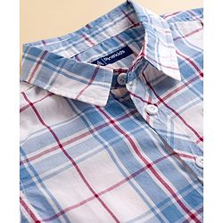 Pine Kids Cotton Woven Full Sleeves Checks Shirt - Multicolor