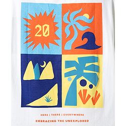 Pine Kids Cotton Knit T-Shirts with Front & Back Explore Graphic Print Round Neck Half Sleeves Snow White 4-5 Years