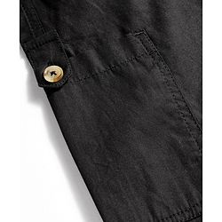 Pine Kids Cotton Woven Solid Full Length Trouser - Black