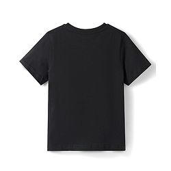 Pine Kids Cotton Knit T-Shirts Half Sleeves Round Neck Graphic Jet Black 4-5 Years