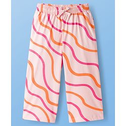 Pine Kids Cotton Knit Half Sleeves T-Shirt & Capri Night Suit With Make Today Awesome Print - Pink