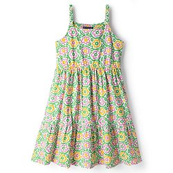Pine Kids Cotton Woven One Piece Dresses/Frocks Floral Print Multi color 4-5 Years