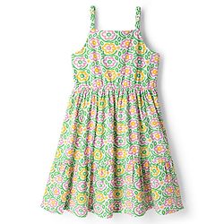 Pine Kids Cotton Woven One Piece Dresses/Frocks Floral Print Multi color 4-5 Years