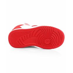 Pine Kids Velcro Closure Solid Sneaker Shoes - Red