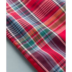 Pine Kids Cotton Woven Half Sleeves Checks Shirt With Inner Tee - Red