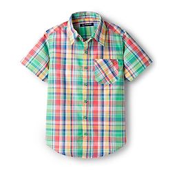 Pine Kids Cotton Woven Half Sleeves Checks Shirt - Multicolor