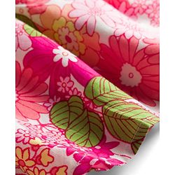 Pine Kids Rayon Woven Sleeveless Floral Printed Tiered Frock - Pink