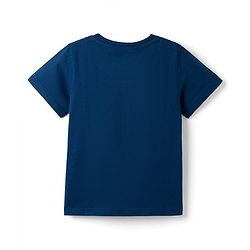 Pine Kids Cotton Knit T-Shirt Half Sleeves Michigan Print Gibraltar Sea 4-5 Years