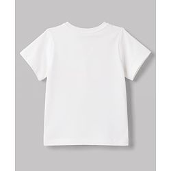 Pine Kids Cotton Knit T-Shirts Animal Graphic Print Snow White 4-5 Years