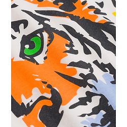 Pine Kids Cotton Knit T-Shirts Animal Graphic Print Snow White 4-5 Years