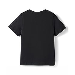 Pine Kids Cotton Knit T-Shirts Graphic Print Round Neck Jet Black 4-5 Years