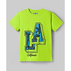 Pine Kids Cotton Knit Half Sleeves Beach Theme & Text Printed T-Shirts Pack Of 5 - Multicolour