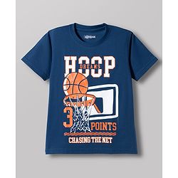 Pine Kids Cotton Knit Half Sleeves Beach & Sports Theme Printed T-Shirts Pack Of 5 - Multicolour