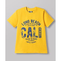 Pine Kids Cotton Knit Half Sleeves Beach & Sports Theme Printed T-Shirts Pack Of 5 - Multicolour