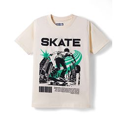 Pine Kids Cotton Knit Half Sleeves Sports Theme & Text Printed T-Shirts Pack Of 5 - Multicolour