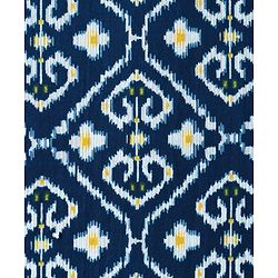 Pine Kids Cotton Woven Full Sleeves Kurta Pyjama Set With Floral Print - Navy Blue
