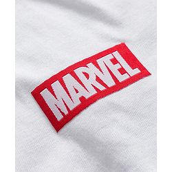 Pine Kids Marvel Single Jersey Knit Half Sleeves T-Shirt with Avengers Graphic - White