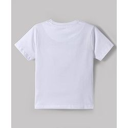 Pine Kids Marvel Single Jersey Knit Half Sleeves T-Shirt with Avengers Graphic - White