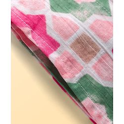 Pine Kids 100% Cotton Woven Full Sleeves Floral Printed Kurta & Pyjama Set - Multicolour