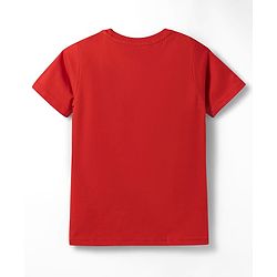 Pine Kids Cotton Knit Half Sleeves Text Printed T-Shirts Pack Of 5 - Multicolour