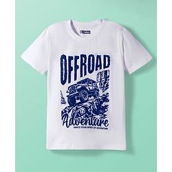 Pine Kids Cotton Knit Half Sleeves Beach Theme & Vehicles Printed T-Shirts Pack of 5 - Multicolour