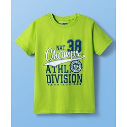 Pine Kids Cotton Knit Half Sleeves Sports Theme Printed T-Shirts Pack Of 5 - Multicolour