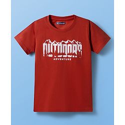Pine Kids Cotton Knit Half Sleeves Sports Theme Printed T-Shirts Pack Of 5 - Multicolour