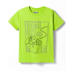 Pine Kids Cotton Knit Half Sleeves beach Theme & Text Printed T-Shirts Pack Of 5 - Multicolour