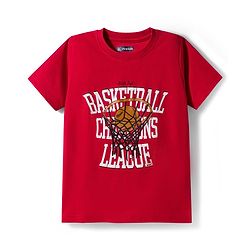 Pine Kids Cotton Knit Half Sleeves Sports & Text Theme Printed T-Shirts Pack Of 5 - Multicolour