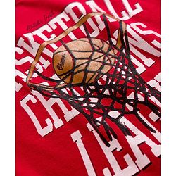 Pine Kids Cotton Knit Half Sleeves Sports & Text Theme Printed T-Shirts Pack Of 5 - Multicolour