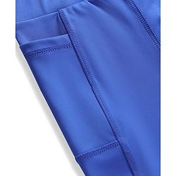 Pine Active Knit Full Length Super Stretch Printed Leggings - Blue