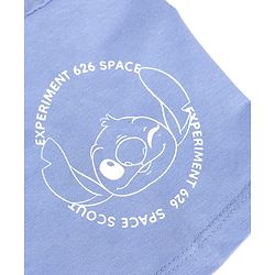 Pine Kids Disney 100% Cotton Knit Half Sleeves T-Shirt With Lilo & Stitch Graphics - Purple