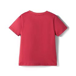 Pine Kids Disney Single Jersey Knit Half Sleeves T-Shirts with Mickey Mouse Graphic Pack of 2 - Navy Blue & Red
