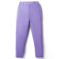 Pine Active Knit Solid Full Length Premium Ultra Comfort Super Stretch Aero soft Leggings - Purple