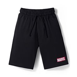 Pine Kids Marvel 100% Cotton Knit Half Sleeves T-Shirt & Shorts Night Suit With Spider Man Graphic - Multi Color