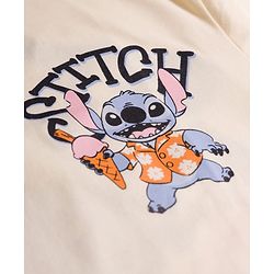 Pine Kids Disney Single Jersey Knit Half Sleeves T-Shirt with Front & Back Stitch Graphic - Beige