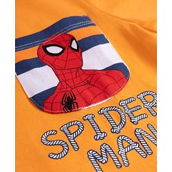 Pine Kids Marvel Single Jersey Knit Half Sleeves T-Shirts With Spider Man Print Graphics Pack of 2 - Multicolor