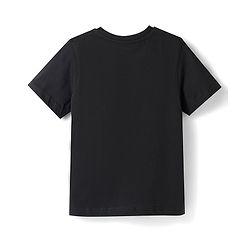 Pine Kids Cotton Knit T-Shirts Round Neck Half Sleeves Elephant Graphic Black 4-5 Years