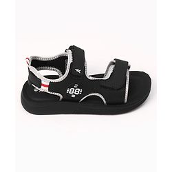 Pine Kids Velcro Closure Solid Sandals - Blue