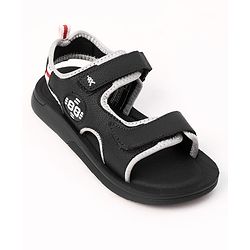 Pine Kids Velcro Closure Solid Sandals - Blue