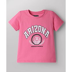 Pine Kids Cotton Knit T-Shirts Half Sleeves Graphic Print Multi Color 4-5 Years