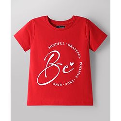 Pine Kids Cotton Knit T-Shirts Half Sleeves Graphic Print Multi Color 4-5 Years