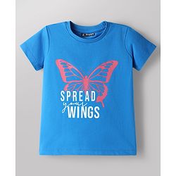 Pine Kids Cotton Knit T-Shirts Half Sleeves Graphic Print Multi Color 4-5 Years