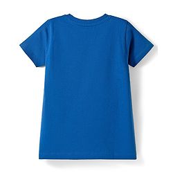 Pine Kids Cotton Knit T-Shirts Floral Applique Navy Blue 4-5 Years