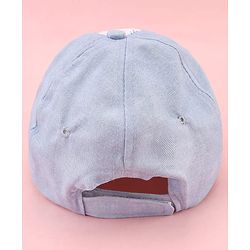 Pine Kids Cotton Woven Cap With Mickey Mouse Print Light Blue - Diameter 16 cm