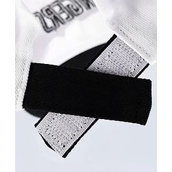 Pine Kids Marvel Cotton Woven Cap With Avenger Graphics - White & Black