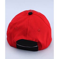 Pine Kids Marvel 100% Cotton Woven Summer Cap With Spider Man Graphics Red - Diameter 20 cm