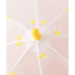 Pine Kids Free Size Umbrella with Flower Print - Yellow